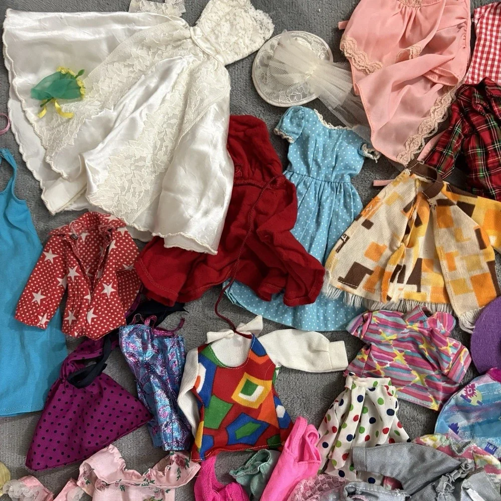 Vintage Barbie‎ Clothing Lot- 1960s 1970s 1980s-Dresses, Pants, Outfits, Sears